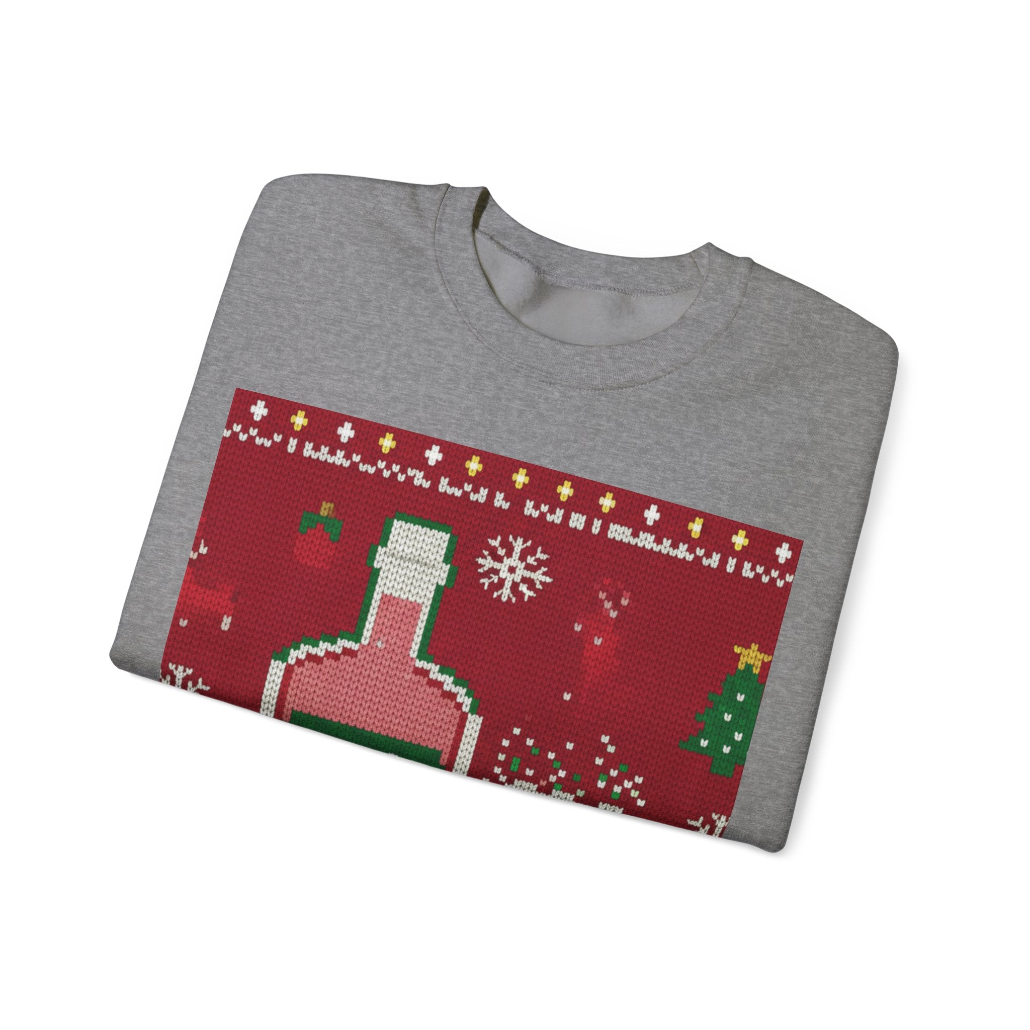 Ugly Xmas Jumper Sweatshirt — "Gin-Gle All the Way" Christmas Crewneck