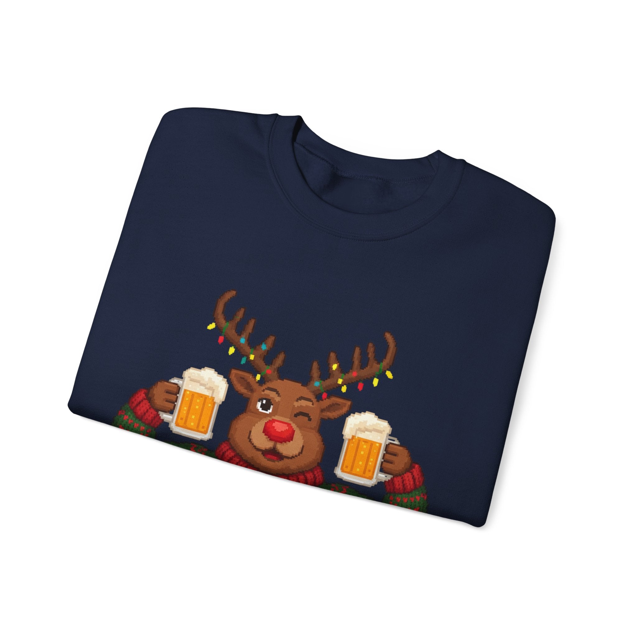 Ugly Xmas Jumper Sweatshirt — "Reinbeer Games Champion" Christmas Crewneck