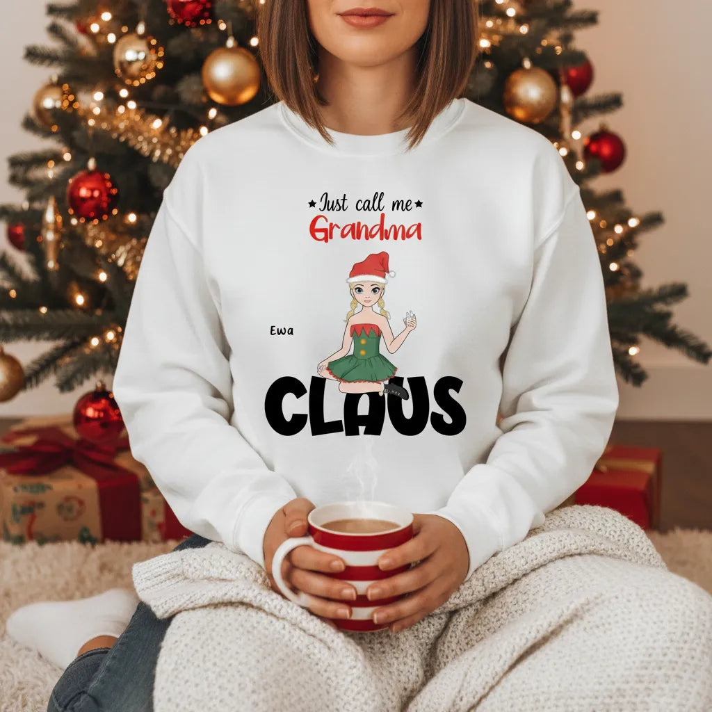 Just call me.... - Personalised Ugly Christmas Sweater