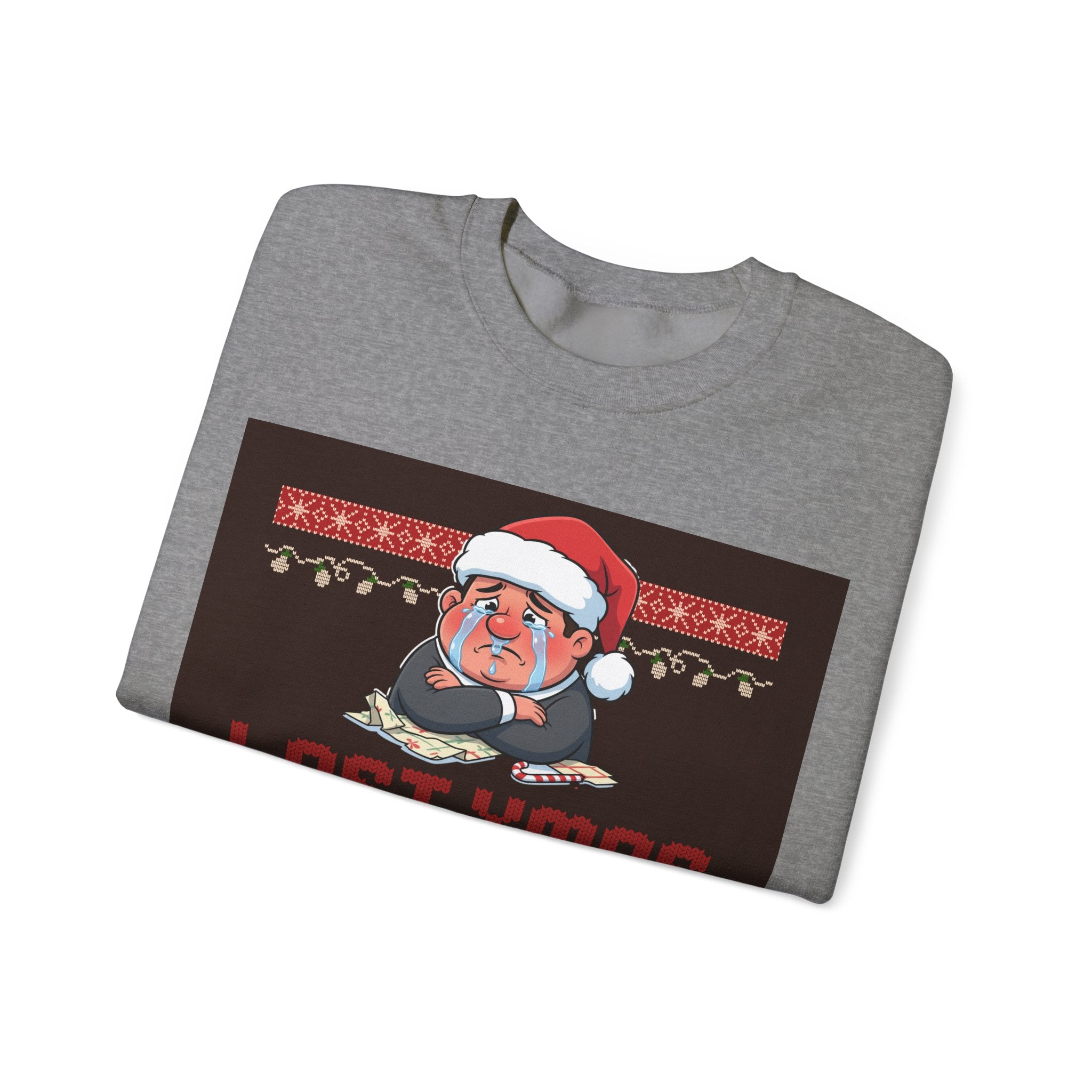 Ugly Xmas Jumper Sweatshirt — "Last Xmas I gave you my credit card" Christmas Crewneck