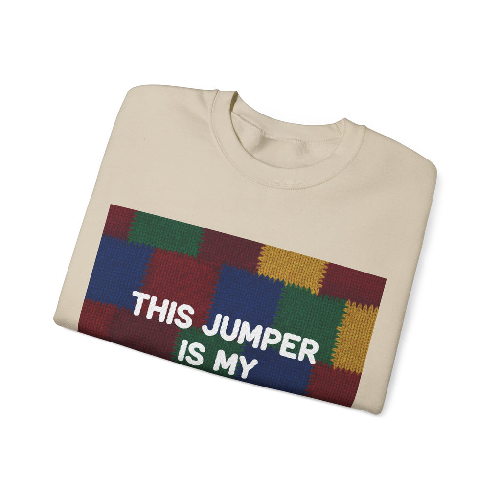 Ugly Xmas Jumper Sweatshirt — "This Jumper is my Christmas Spirit Animal" Christmas Crewneck