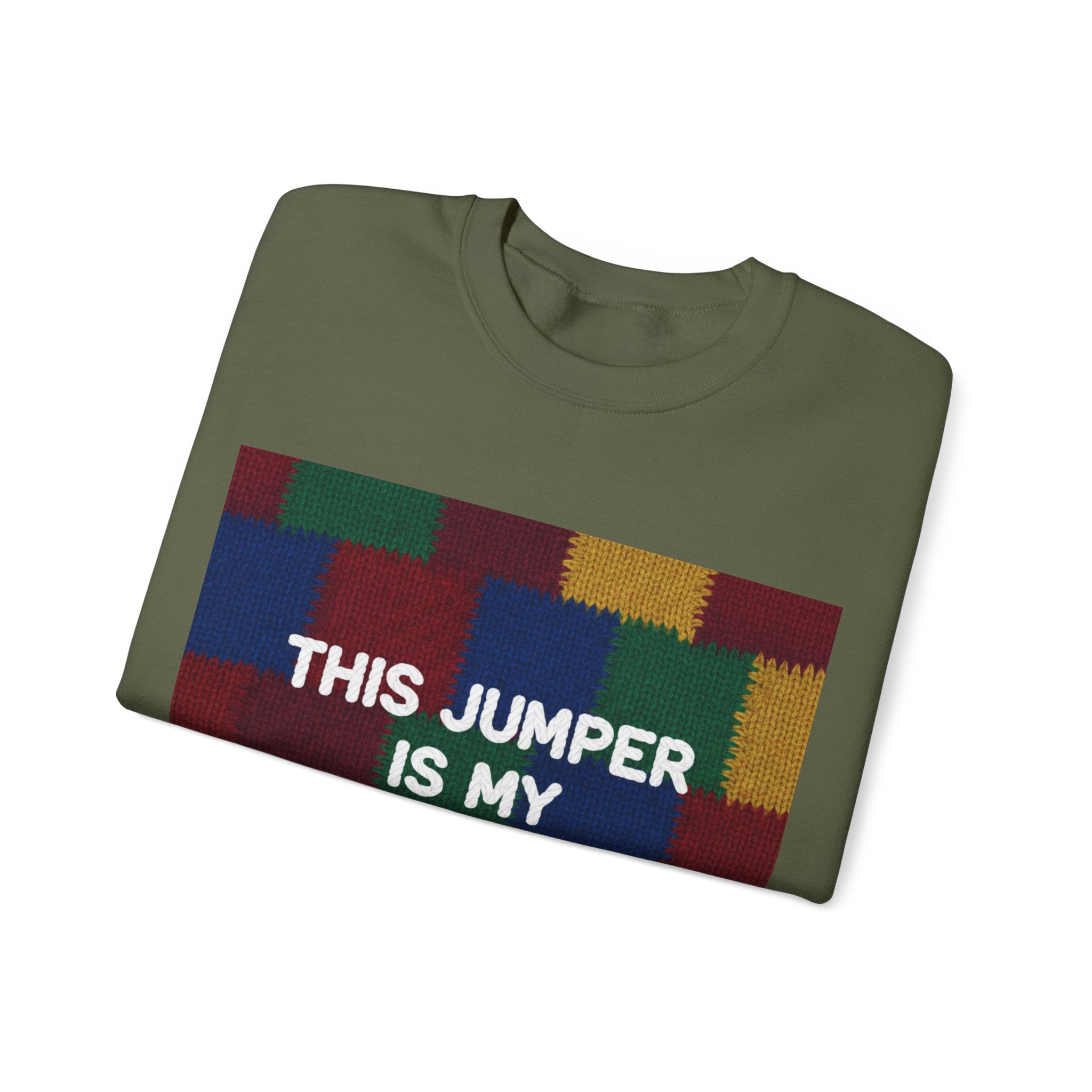 Ugly Xmas Jumper Sweatshirt — "This Jumper is my Christmas Spirit Animal" Christmas Crewneck