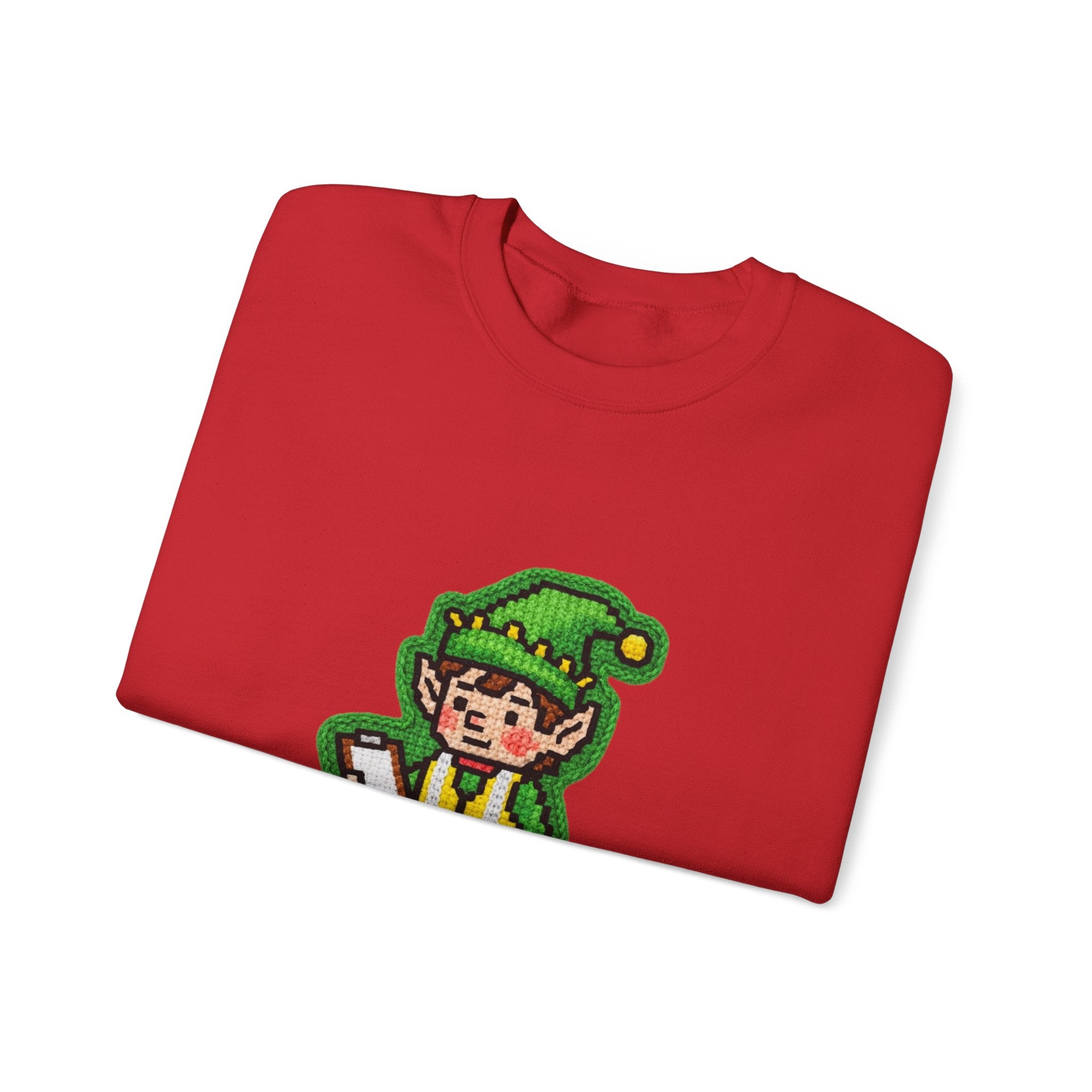 Ugly Xmas Jumper Sweatshirt — "Elf and Safety" Christmas Crewneck