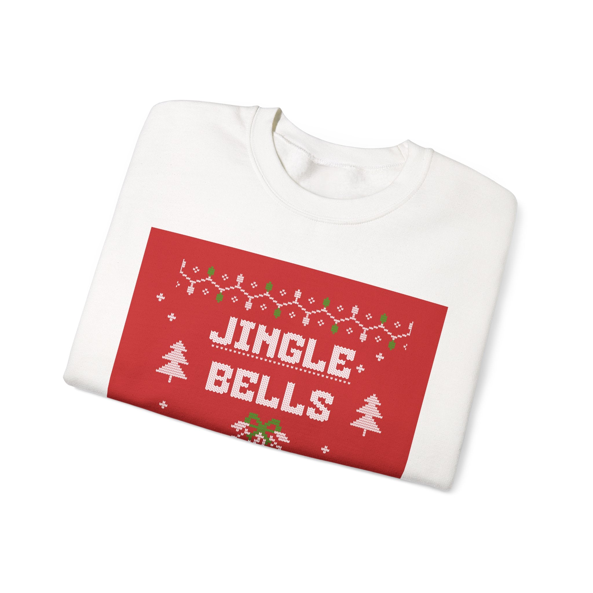 Ugly Xmas Jumper Sweatshirt — "Jingle Bells My Ex Can't Spell" Christmas Crewneck