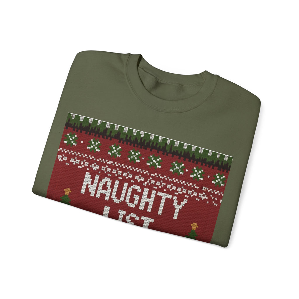 Ugly Xmas Jumper Sweatshirt — "Naughty List Legend" Christmas Crewneck