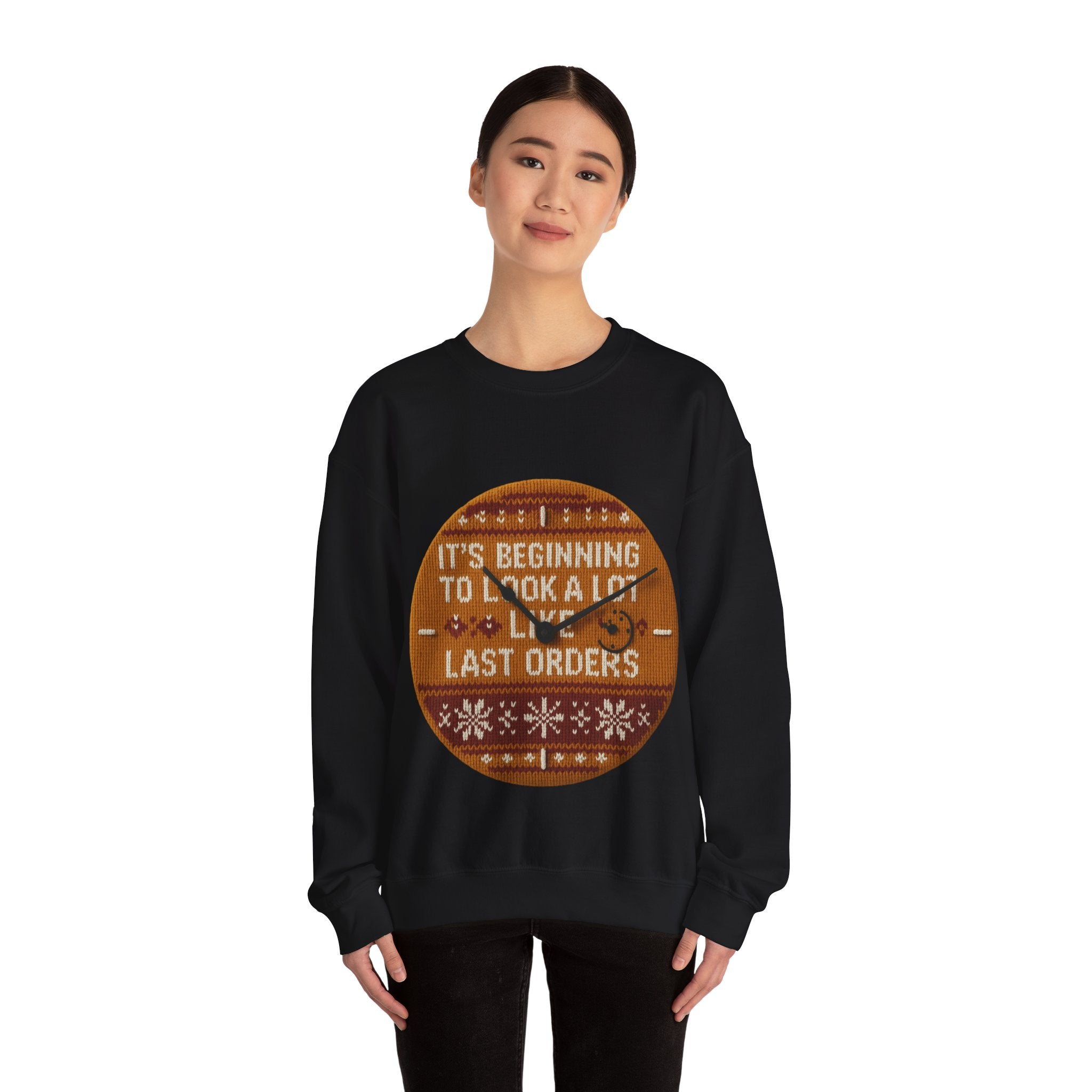 Ugly Xmas Jumper Sweatshirt — "Last orders" Christmas Crewneck