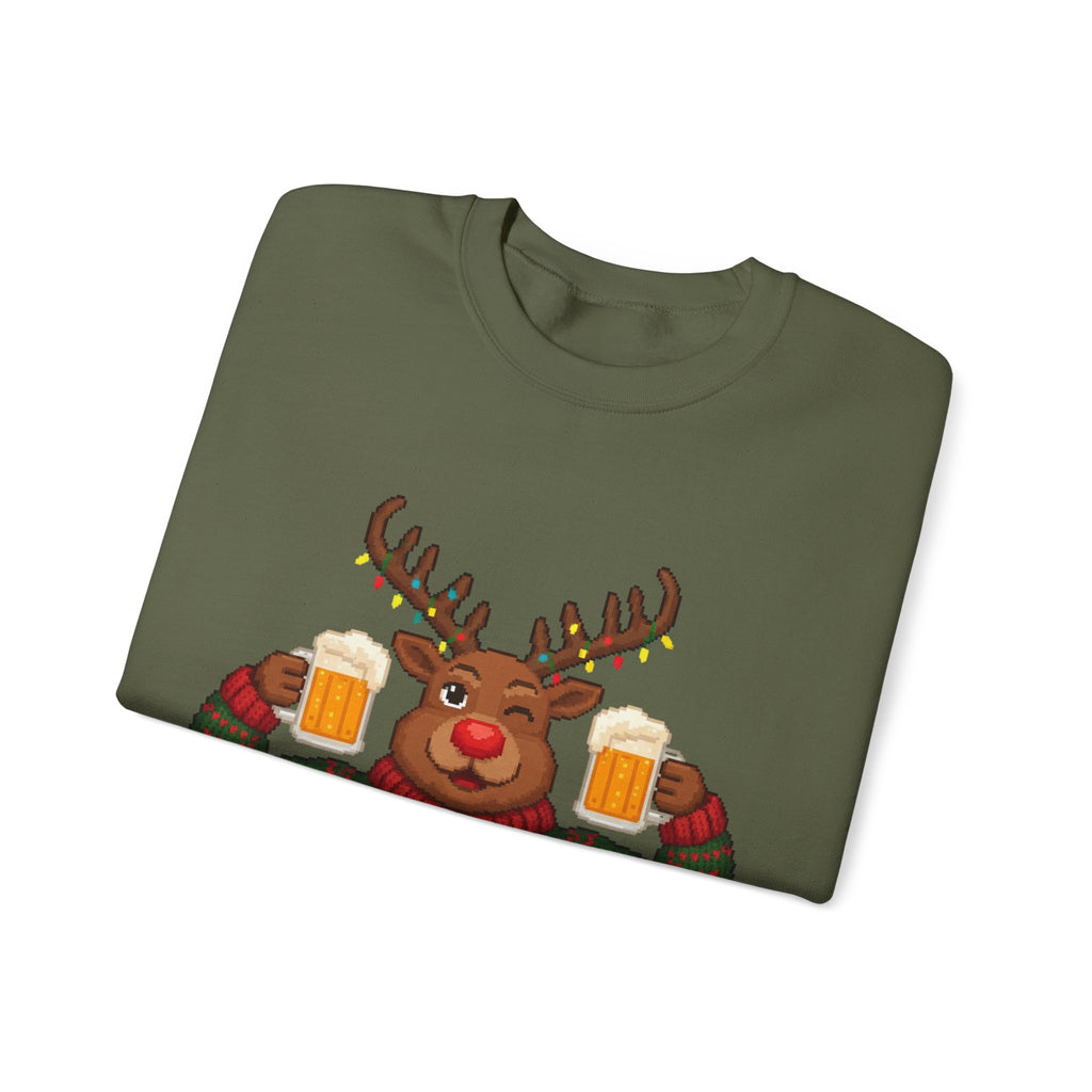 Ugly Xmas Jumper Sweatshirt — "Reinbeer Games Champion" Christmas Crewneck