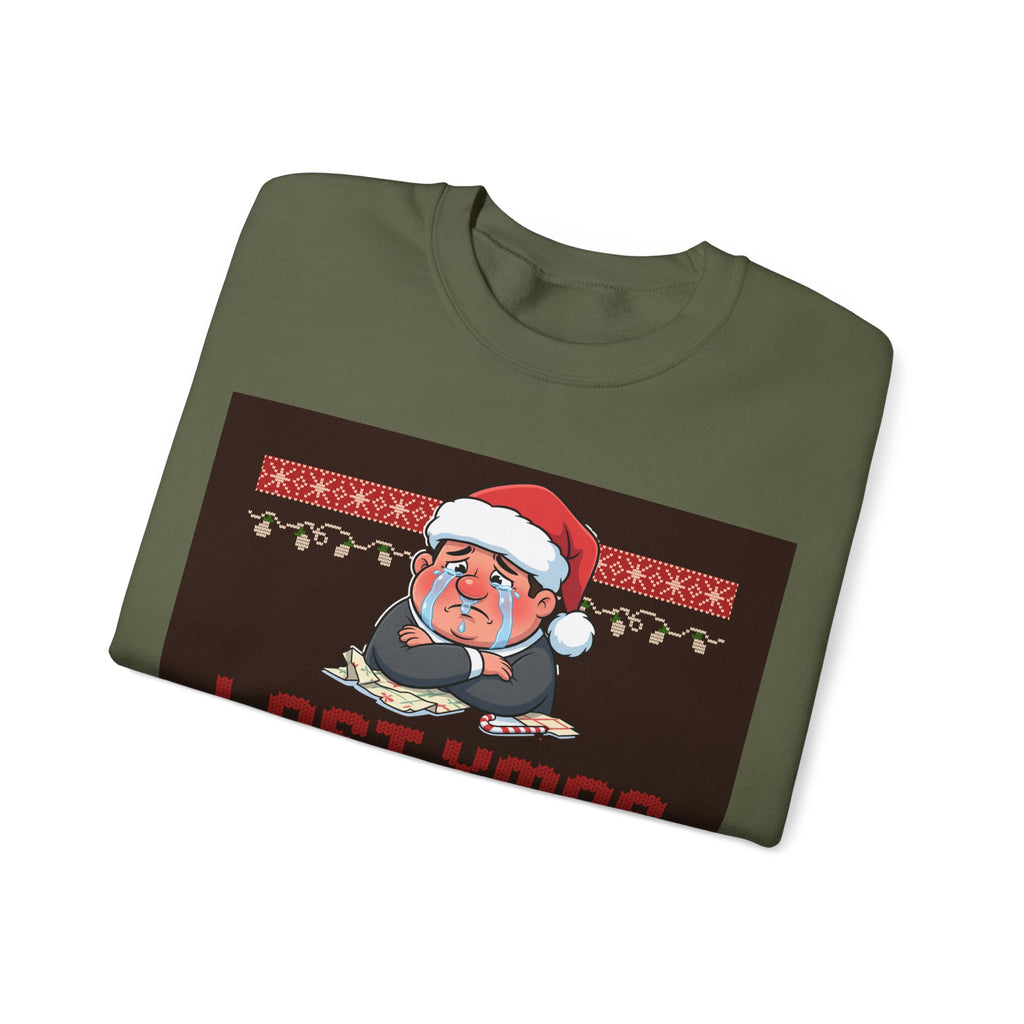 Ugly Xmas Jumper Sweatshirt — "Last Xmas I gave you my credit card" Christmas Crewneck