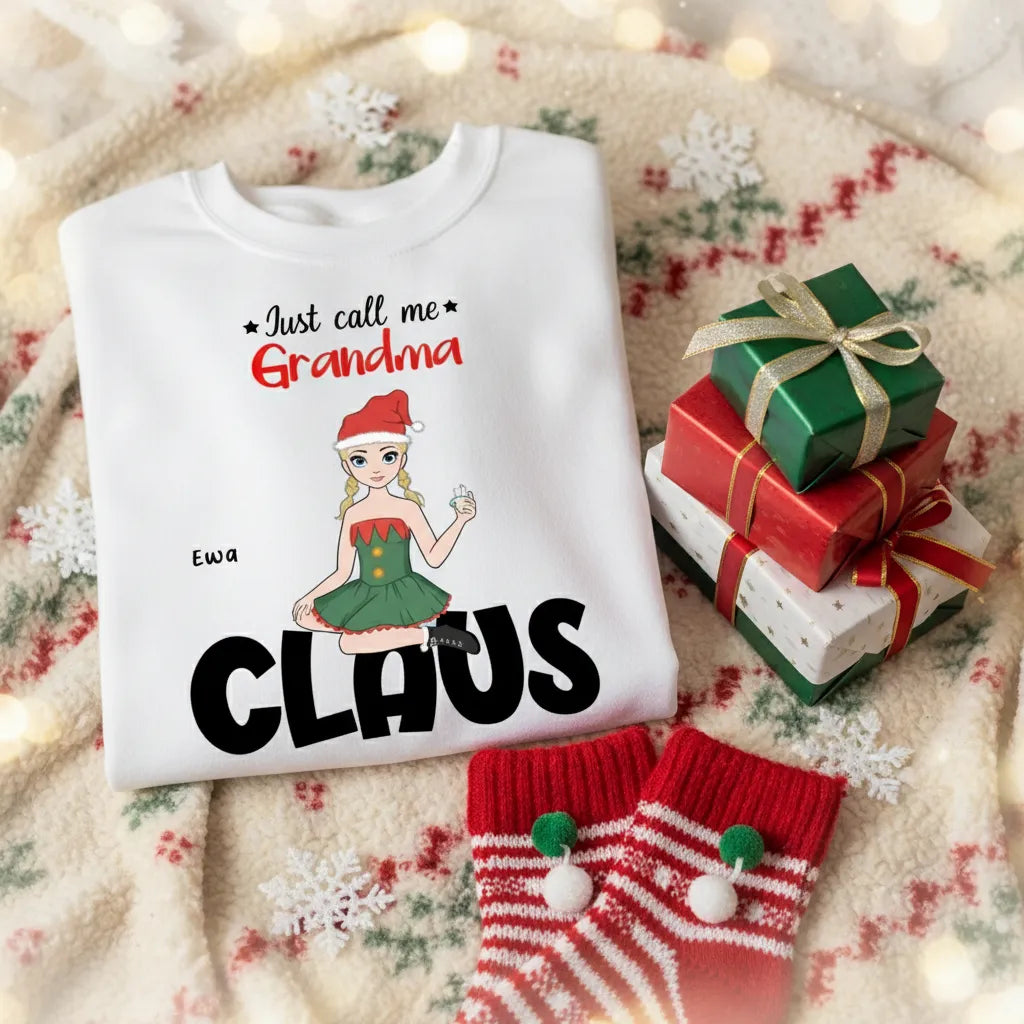 Just call me.... - Personalised Ugly Christmas Sweater