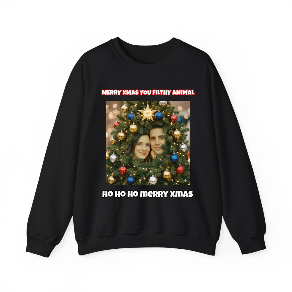 Make us a Christmas Tree Couples - Personalised Ugly Xmas Jumper
