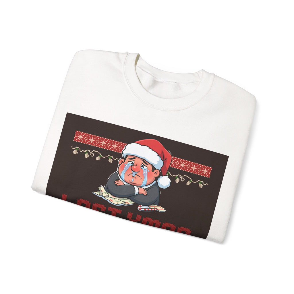 Ugly Xmas Jumper Sweatshirt — "Last Xmas I gave you my credit card" Christmas Crewneck