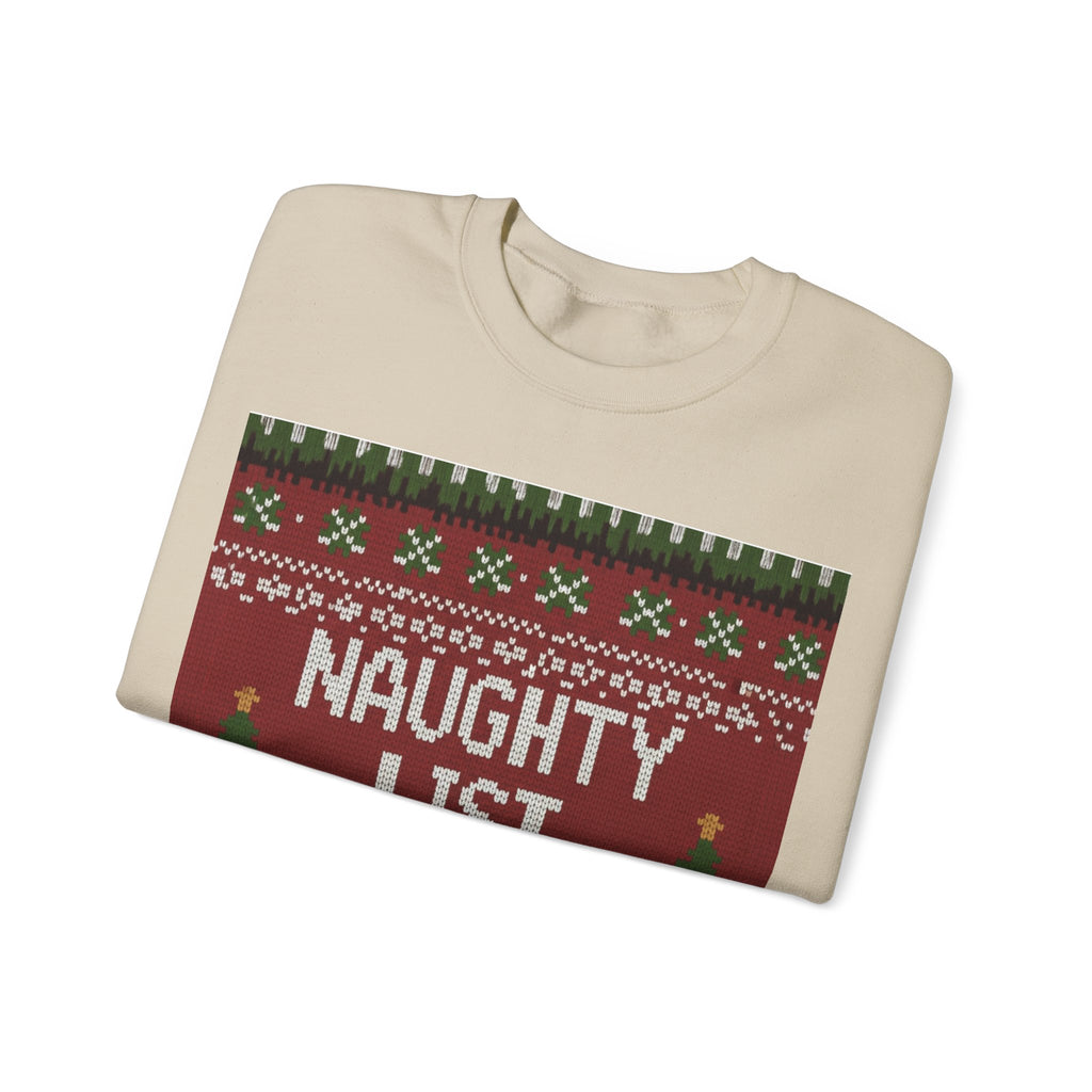 Ugly Xmas Jumper Sweatshirt — "Naughty List Legend" Christmas Crewneck