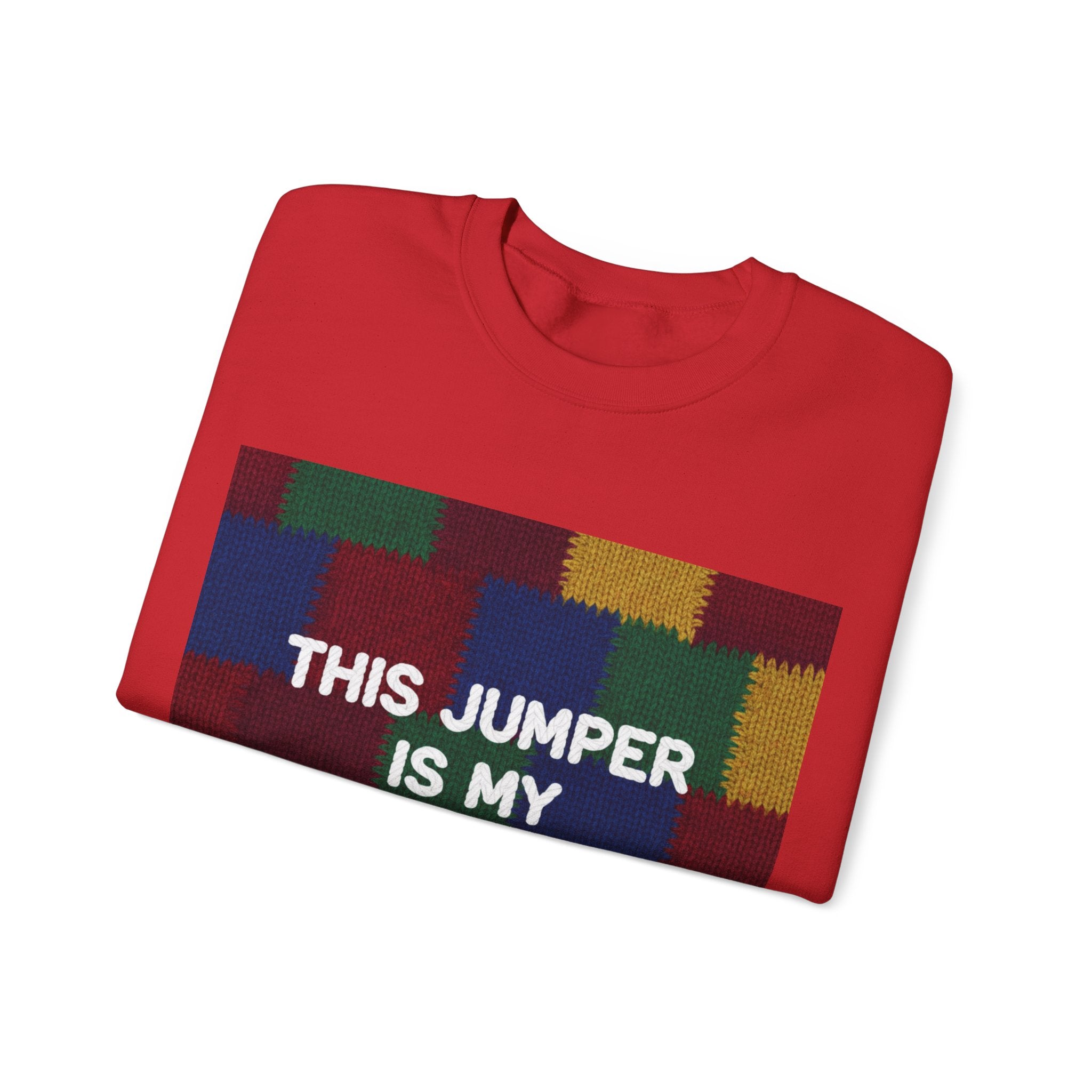 Ugly Xmas Jumper Sweatshirt — "This Jumper is my Christmas Spirit Animal" Christmas Crewneck