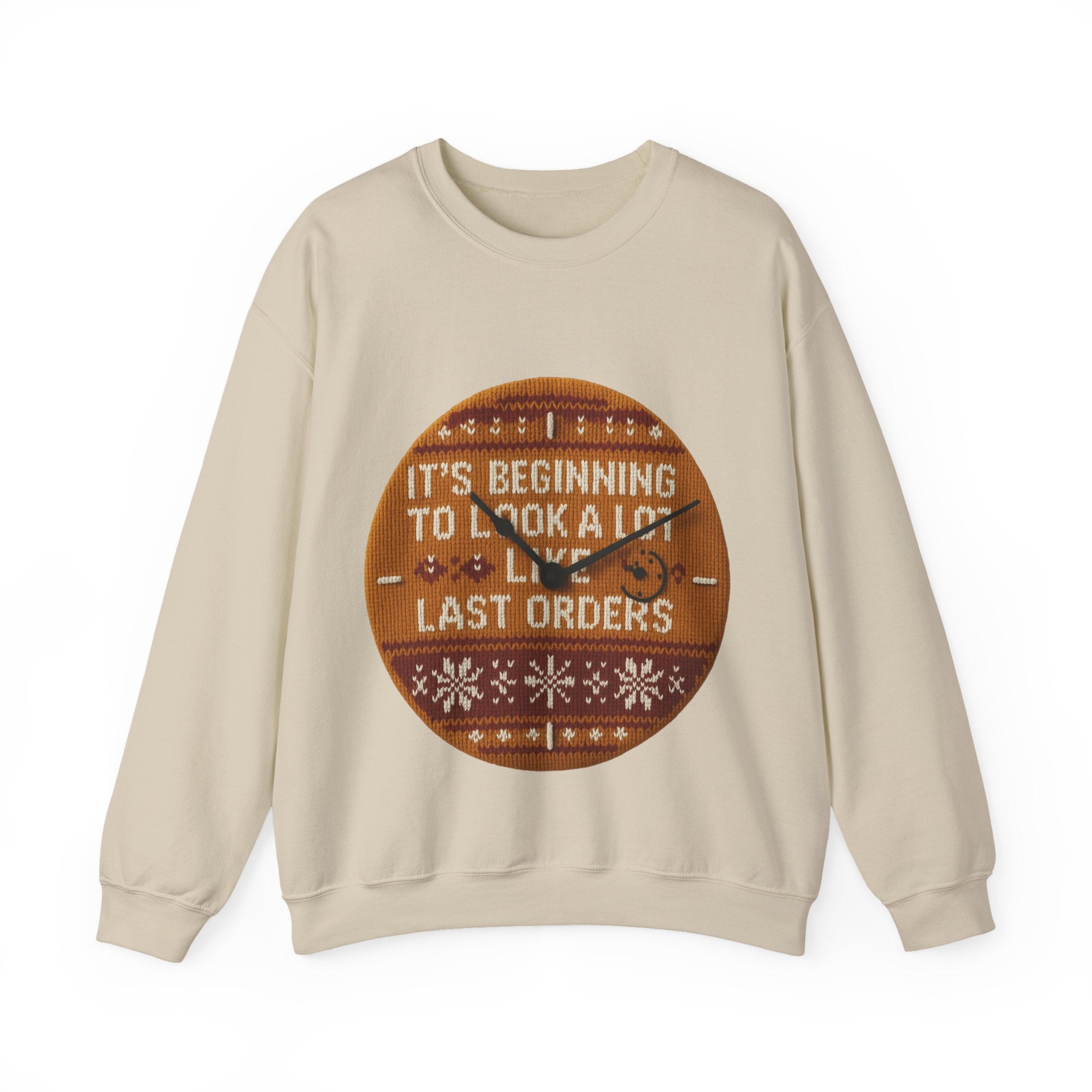 Ugly Xmas Jumper Sweatshirt — "Last orders" Christmas Crewneck