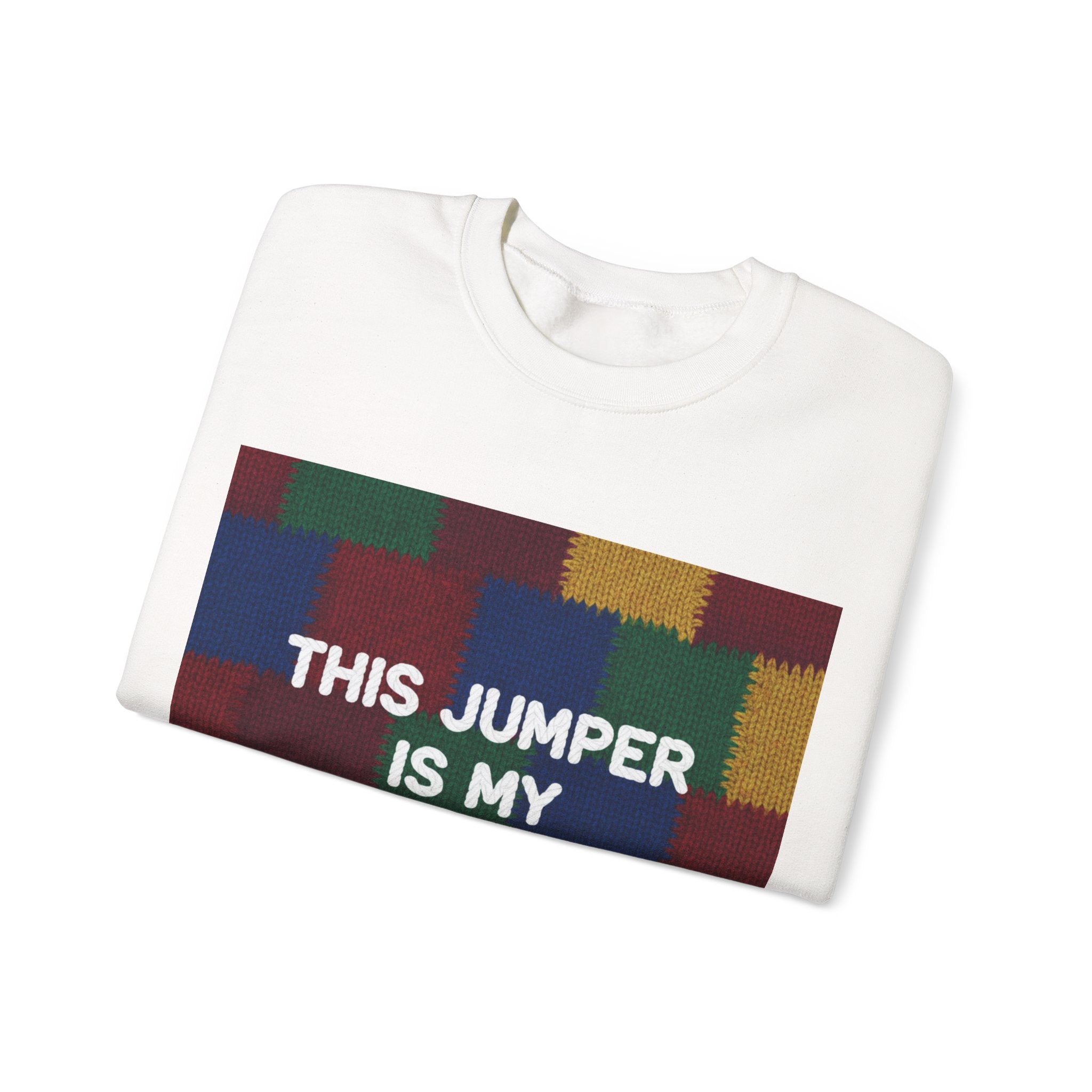 Ugly Xmas Jumper Sweatshirt — "This Jumper is my Christmas Spirit Animal" Christmas Crewneck