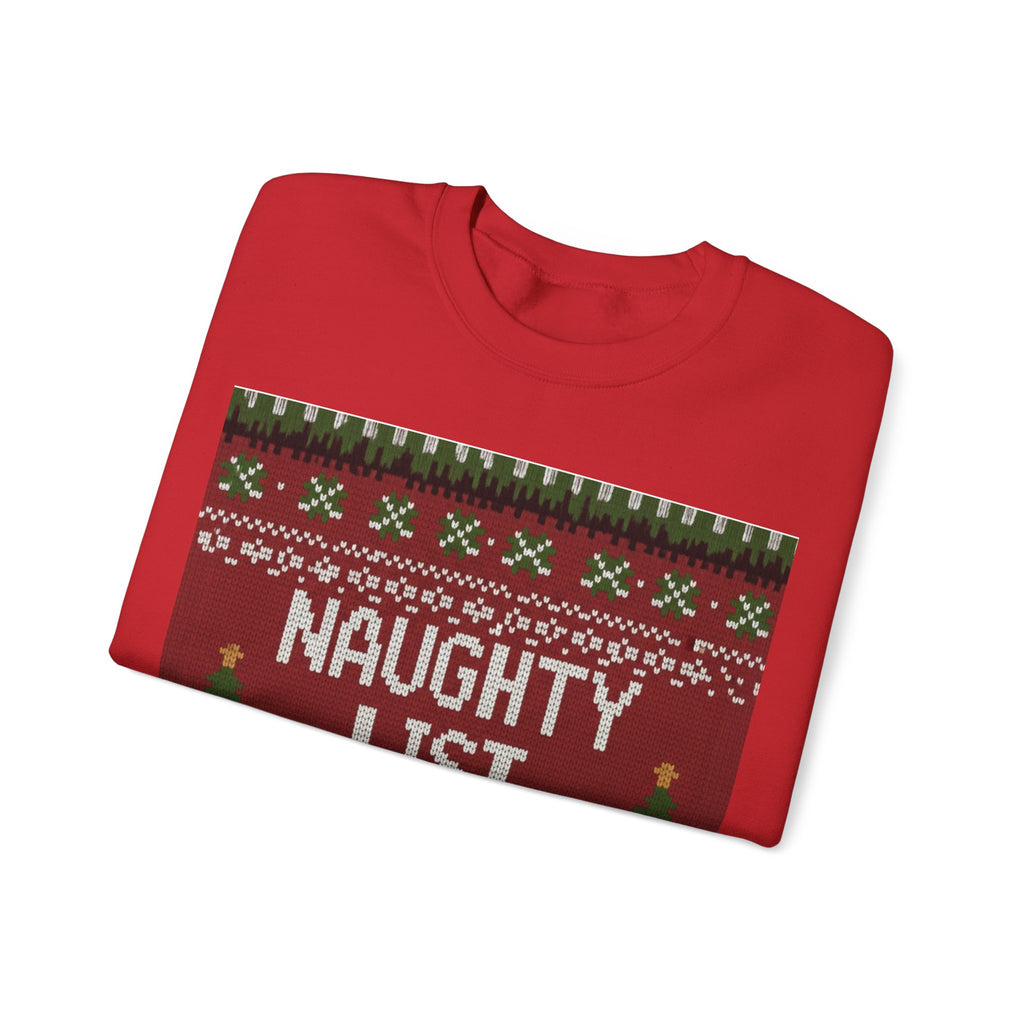 Ugly Xmas Jumper Sweatshirt — "Naughty List Legend" Christmas Crewneck