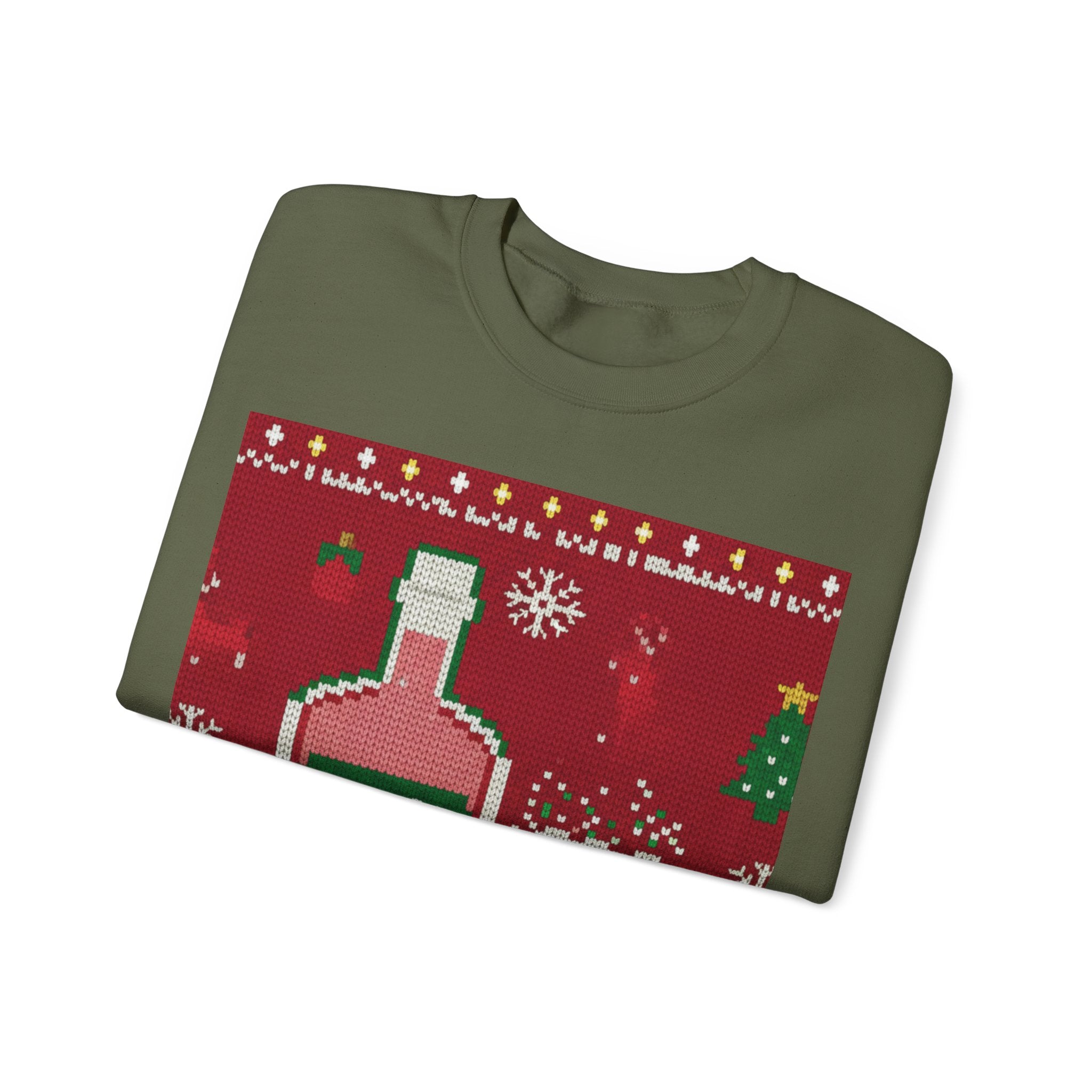Ugly Xmas Jumper Sweatshirt — "Gin-Gle All the Way" Christmas Crewneck