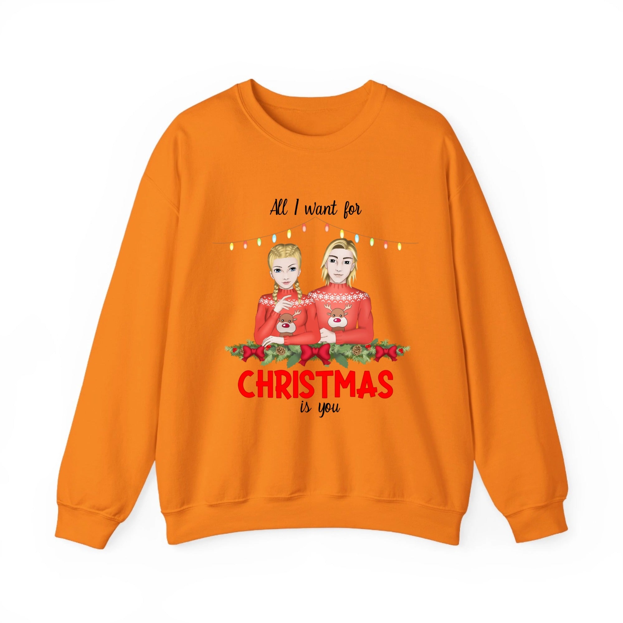 All I want is you - Personalised Ugly Xmas Jumper