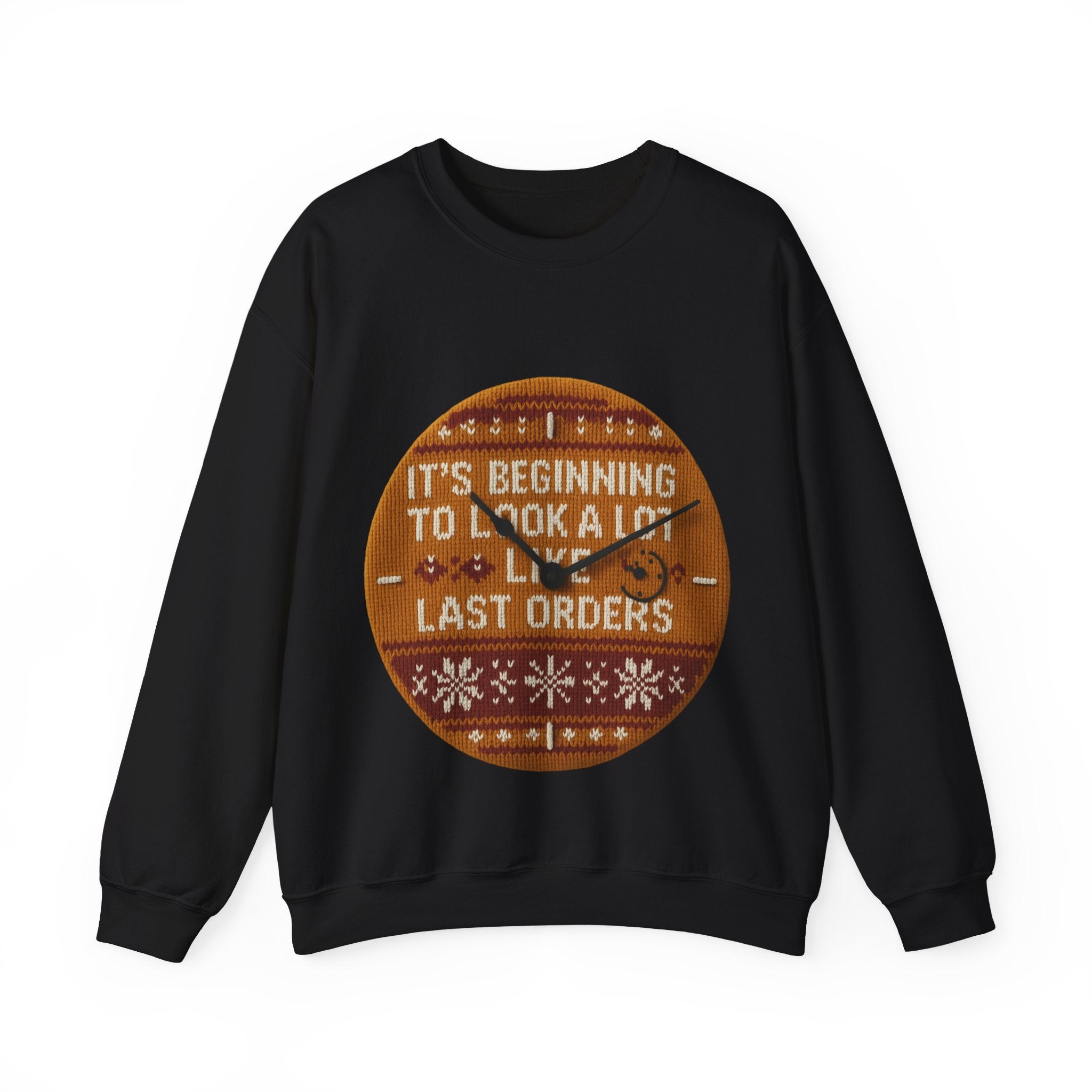 Ugly Xmas Jumper Sweatshirt — "Last orders" Christmas Crewneck