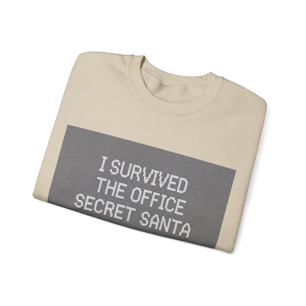 Ugly Christmas Jumper  — I Survived the Office Secret Santa Crewneck