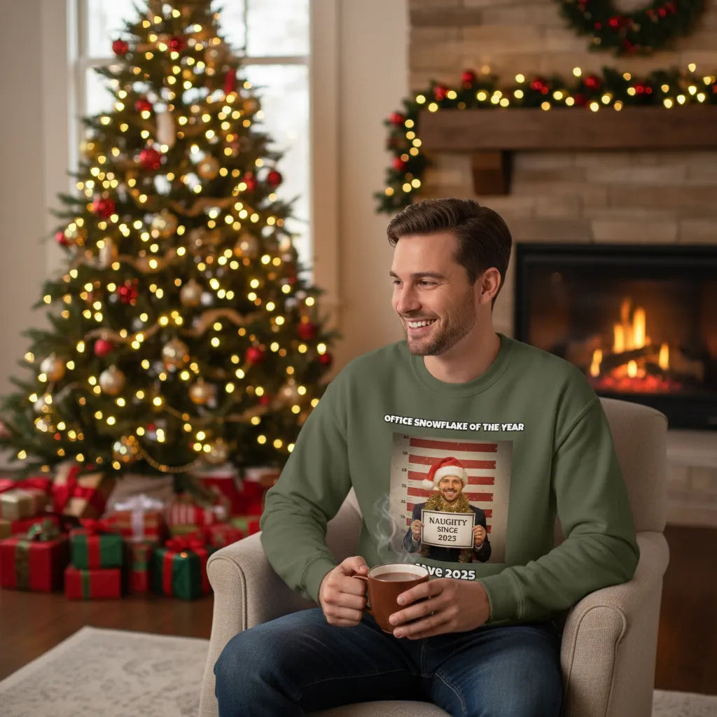 Add me to the Naughty List - Personalised Ugly Xmas Jumper