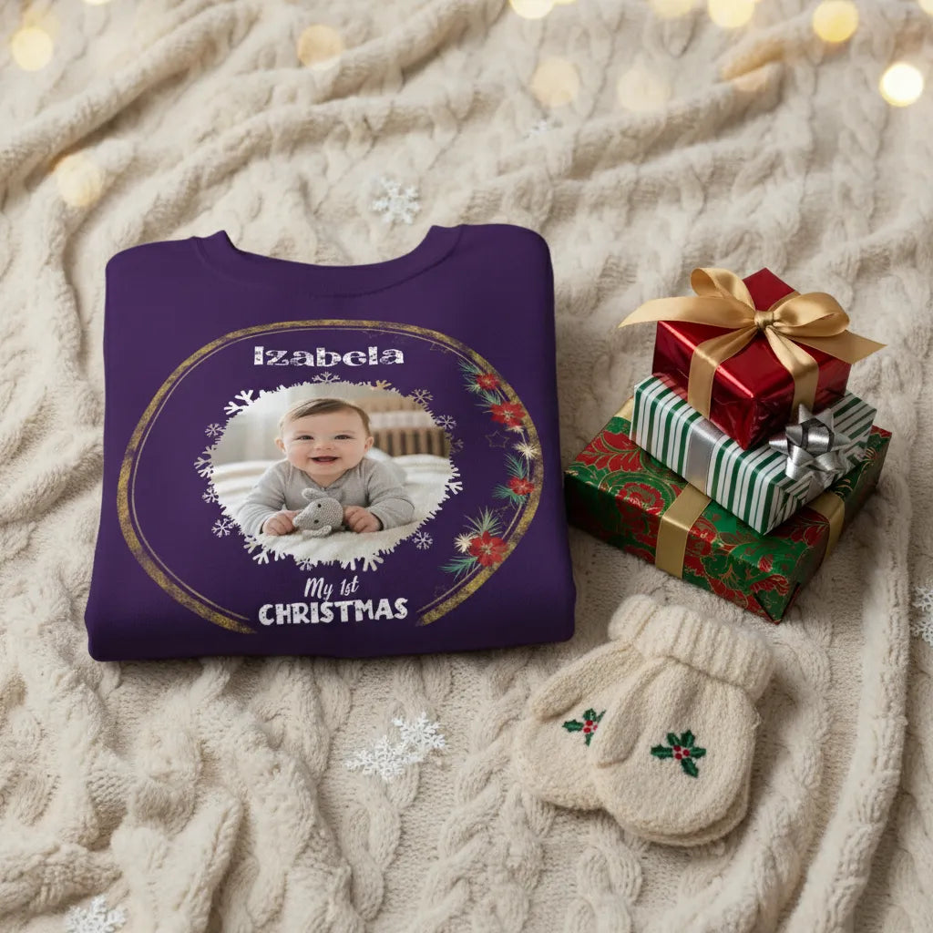 My 1st Christmas - Personalised Ugly Xmas Sweater